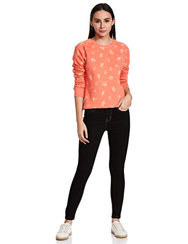 Image of Amazon Brand - Eden & Ivy Women Cotton Blend Round Neck Regular Fit Sweatshirt (Pullover)