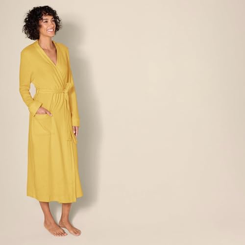 Image of Amazon Essentials Women's Lightweight Waffle Full-Length Bath Robe with Pockets (Available in Plus Size)