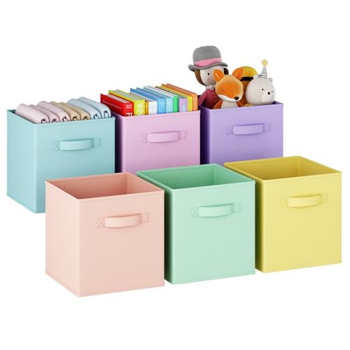 El Mejor Listado de Cajas organizadoras más recomendados. 49 KZINGS Cajas de Almacenamiento Plegables de Tela, Cubos de Almacenamiento 28 cm, Juguetero Organizador Infantil para Niños, Cajas Organizadoras Contenedores para Clósets, Cajas...