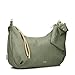 Zwei Damen Shopper LOLA LO140 erweiterbare Schultertasche mit Reißverschluss (16-18 Liter) 3-teiliges Set Umhängetasche mit Geldbeutel & Schlüsselanhänger, große XL Damen Handtasche (eucalyptus)