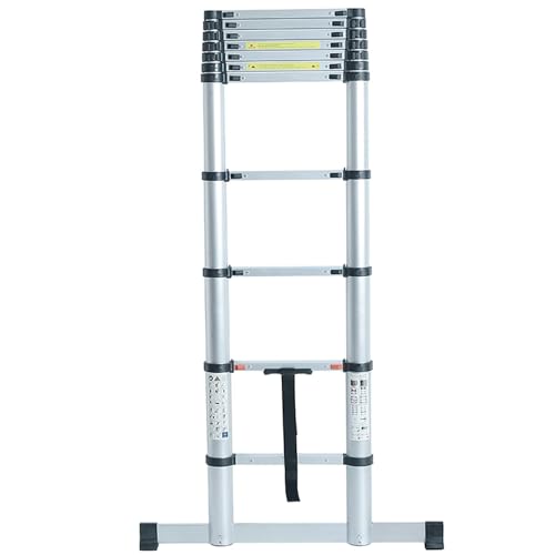 Telescopic Ladder 3.2m Soft Close 10 Steps Max Height