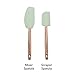 KitchenAid Classic Bamboo Spatula, Set of 2, Pistachio