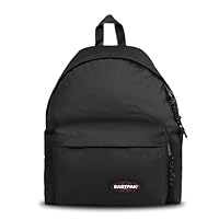 EASTPAK Padded Pak’r Rucksack 24L (40 x 30 x 18 cm), wasserabweisend, robuster Schul- & Tagesrucksack, leichter Klassiker mit gepolsterten Trägern - BLACK