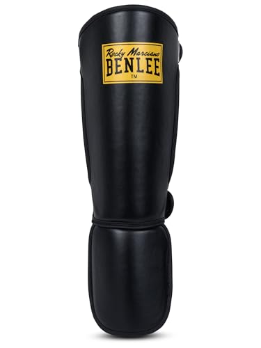 Foto von Benlee Rocky Marciano Unisex Jugend Guardian JUNIOR Instep Shin Guards, Black