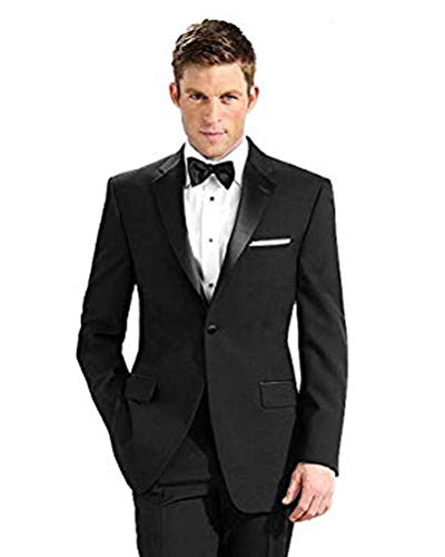 One Button Notch Lapel Tuxedo Jacket and Pants - 62 Regular Jacket + 57