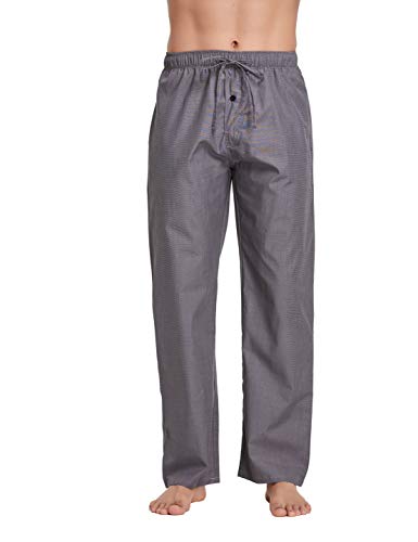 Cyz Mens 100% Cotton Pajama Pants Sleep Lounge Pajamas For Men Woven Pj Pants #TOP20