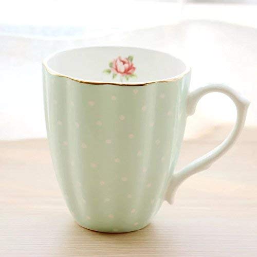 Tasse à eau or peinte en porcelaine pour éviter les taches