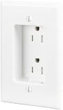 EATON TR780W 15-Amp 3-Wire 125-Volt Tamper Resistant Recessed Duplex Receptacle 2-Pole, White