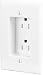 EATON TR780W 15-Amp 3-Wire 125-Volt Tamper Resistant Recessed Duplex Receptacle 2-Pole, White