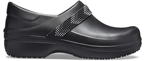 Crocs Womens Women's Neria Pro Ii | Slip-Resistant Work And Nursing Shoe Clog, Multi/Black, 8 Us #TOP5
