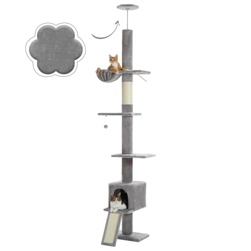 Rascador para Gatos Ajustable PETEPELA 5 Niveles Gris miniatura 1