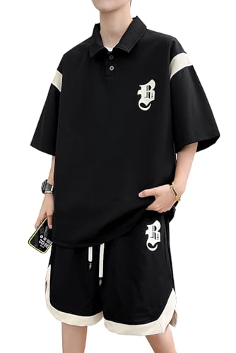 [KTNCFD] ZbgAbv Y ĕ  ㉺Zbg XEFbg W[W 2_Zbg  tVc V[gpc X|[cEFA JWA 傫TCY  ʋC K [Y (3XL, ubN)