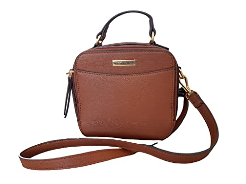 Tommy hilfiger Brown leather shoulder bag, Brown
