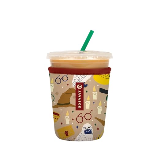 Sok It JavaSok Iced Coffee & Cold Soda Insulated Neoprene Cup Sleeve (Horcrux, Small: 16-20oz)