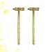 Beat Hammer- 2Pcs 6 In One Multifunctional Machined Brass Hammer Watch Repair Tool Precision Installation Small Hammer