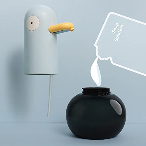 Amyese Automatic Soap Dispenser For Kids - Cute Duck Touchless Foaming Hand Soap Dispenser, Waterproof Usb Rechargeable, Hand- Free Shampoo/Soap Dispenser For Bathroom, Kitchen Countertop, Preschool #TOP2