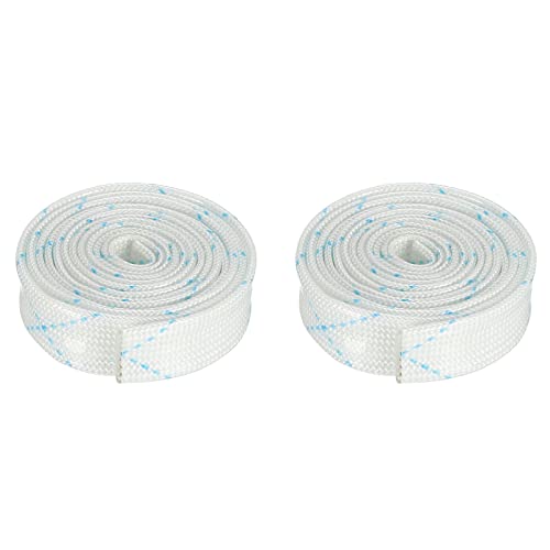 sourcing map Fiberglass Heat Shield Sleeve 1m x 7mm Insulation Protect Sleeving Pipe for Cable Wire Wrap, Pack of 2