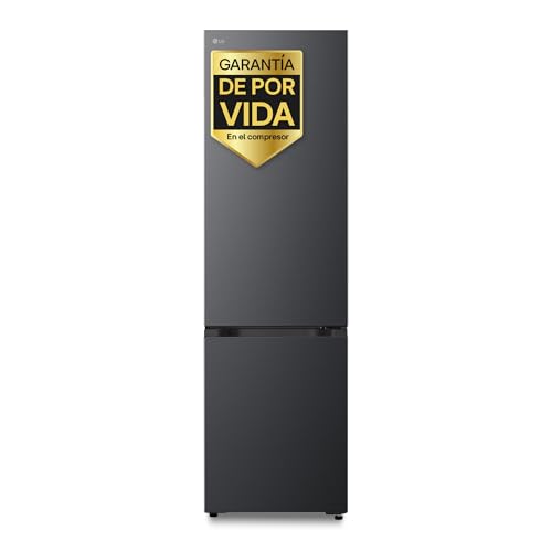 LG Frigorífico Combi GBBSJ20EEP DoorCooling+, 2,03m, capacidad de 375l, Serie 200, Clasificación E, acero grafito antihuellas