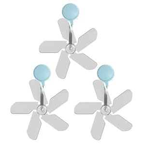 Kesser Klimaanlagen-Deflektor, Wandmontage, Klimaanlagenventilator, Anti-direktes Blasen, verstellbar, für den Heimgebrauch (gelb), 3 Stück
