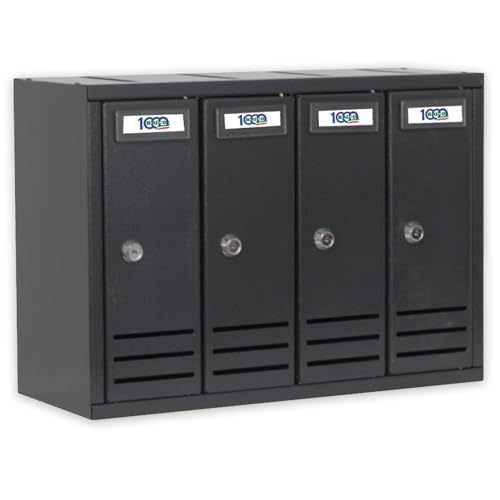 Buzón de correo para condominios Infinity, fabricado en Italia (4 plazas)