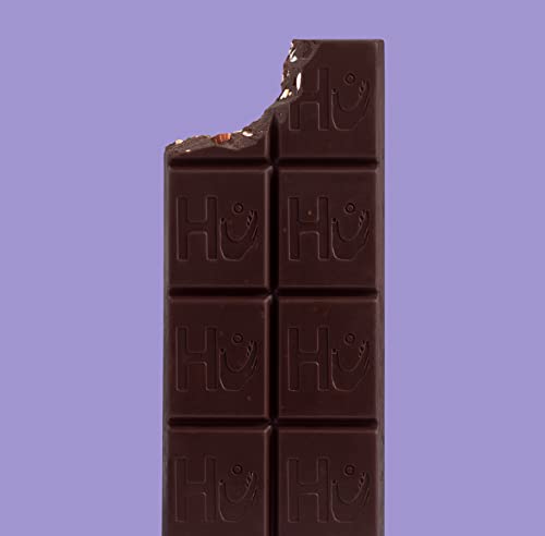 Hu Chocolate Bars | 12 Pack Almond Crunch Chocolate | Natural Organic Vegan, Gluten Free, Paleo, Non GMO, Fair Trade Dark Chocolate | 2.1oz Each