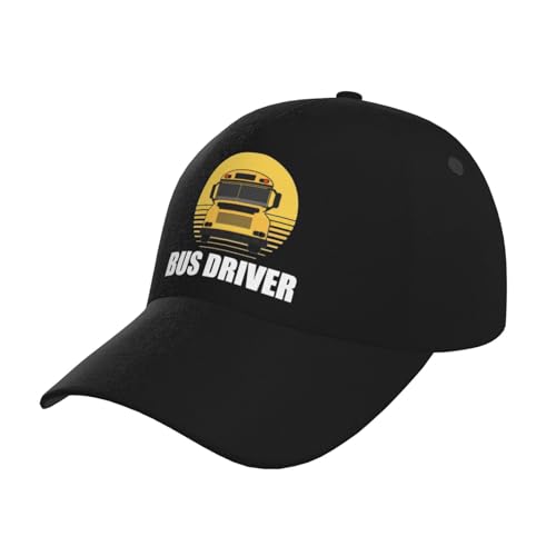 Bus Driver School Bus Baseball Hats for Men and Women - Classic Adjustable Hats