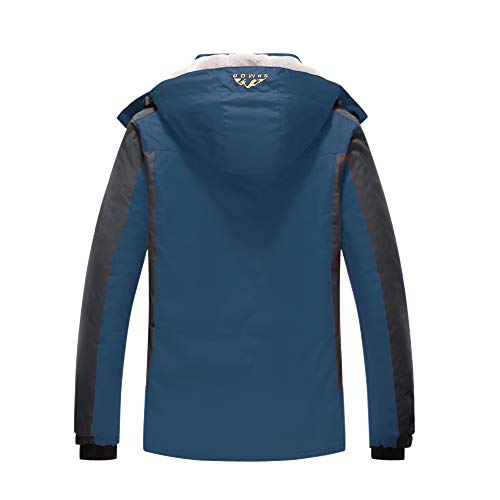 Image of Men's Ski Jacket Waterproof Windproof Mountain Winter Coat Rain Hooded Coat
