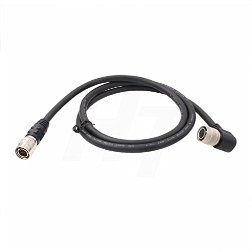 HangTon Right Angle 12 Pin Hirose Female to 12 Pin Male Cable for Sony DXC-950 990 XC-HR70 XC-ST50 Panasonic Hitachi Camera Remote Panel (2) - Image 4