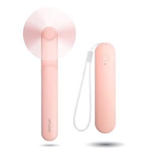Nezylaf Mini ventilador de mano portátil, pequeño ventilador personal recargable con bolsillo de banco de energía de diseño para viajes/regalos de mujer/accesorios de Disney World/Elementos esenciales