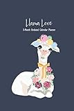  Llama Love 3-Month Undated Calendar Planner: Weekly Monthly Organizer and Engagement Book