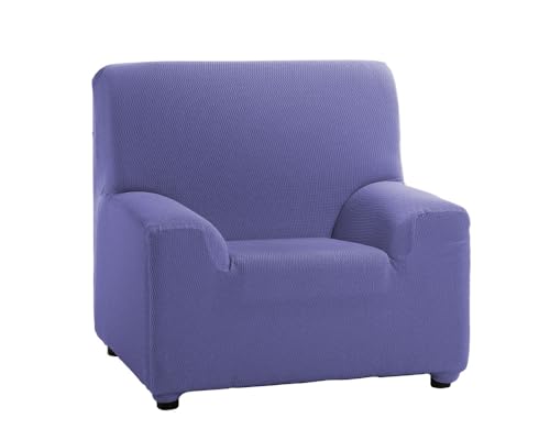 ECOMMERC3 | Housse de canapé élastique et Extra Douce pour canapé 1 Place 70 à 110 cm - Housse de canapé réglable, Couleur Lilas - 100% fabriquée en...