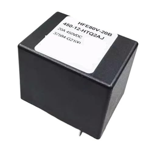 Relais HFE80V-20B 450-12-HTQ2AJ 12V 4 broches pour l'électricité industrielle