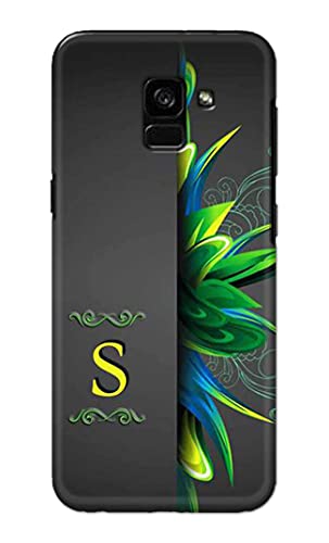Image of Name II Initial II Letter Alphabet S Hard Back Case Cover for Samsung Galaxy A5 (2018) / Samsung A8 (2018), A530F, A530F / DS Back Cover -(J5) VNS2222