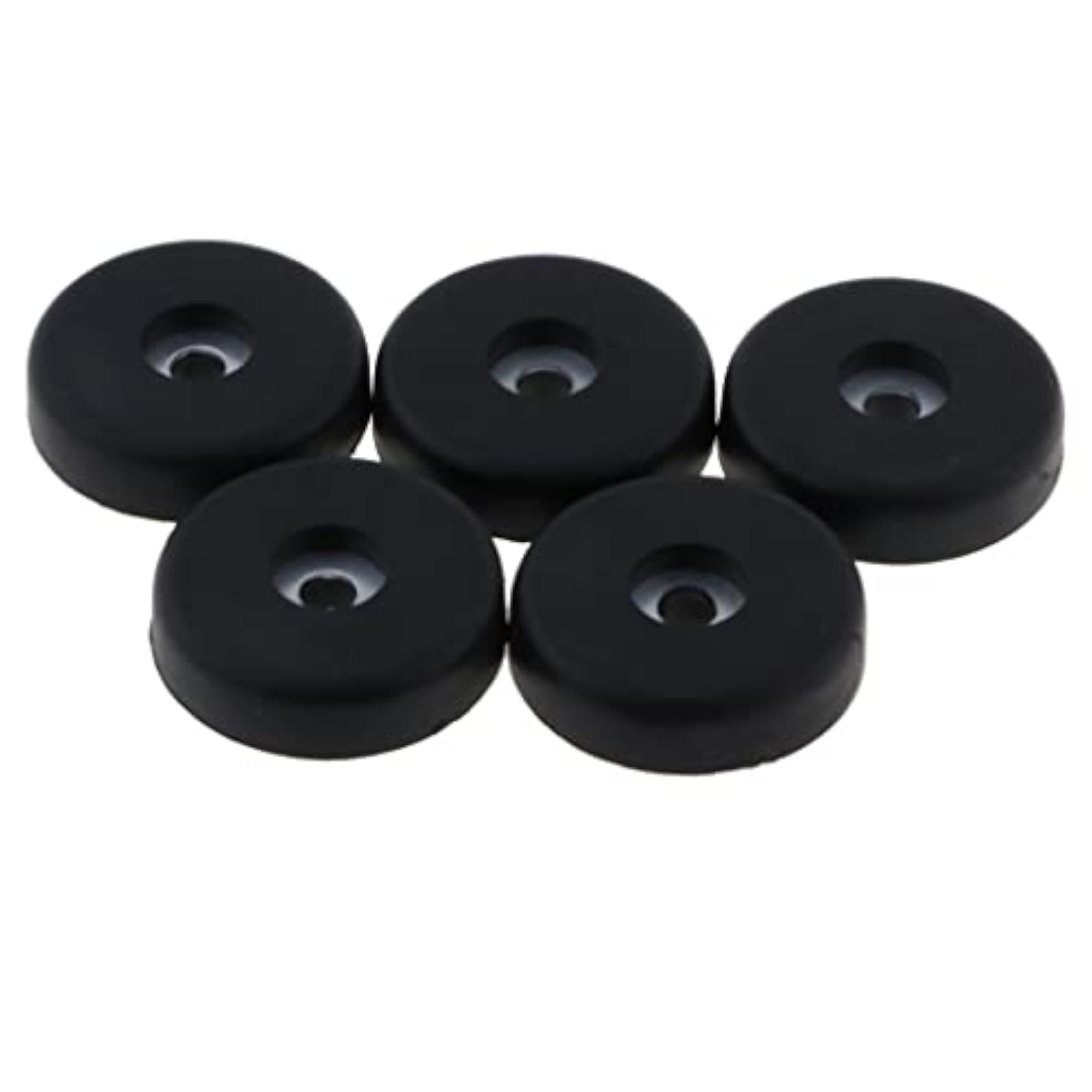 5pcs Round Black Bumpers Pads Rubber Feet, 40x10mm