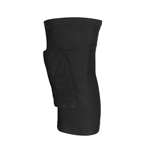 CALANDIS™ Sports Honeycomb Antislip Basketball Knee Pad Sleeve Protector Gear Black S | Orthotics, Braces & Sleeves | Orthopedics & Supports | Medical, Mobility & Disability