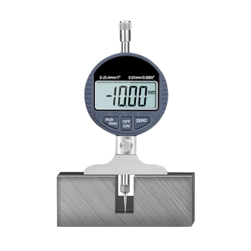 Depth Gauge Digital Electronic 0.5/1Inch Measuring Ranges Dial Depth Gage Base Accessory Digital Dial Gauge