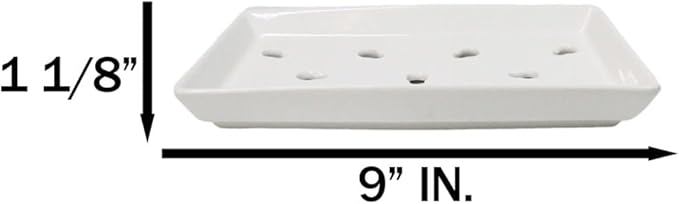 Juego de 6 Platos de Porcelana para Sushi Neta Zara Chef Blanco miniatura 3