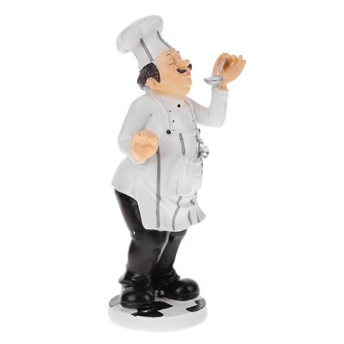 Figurine Chef Cuisinier en Résine la Solution pour Décorer votre Table et Café - 2