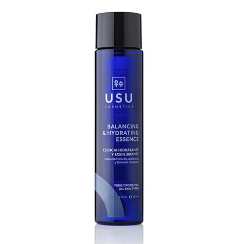 Esencia Facial Hidratante - 100 ml - Ayuda a Proteger la Piel de los Factores del Envejecimiento - Aporta Frescura, Hidratación y Calma - Contiene 14% de activos hidratantes -USU Cosmetics