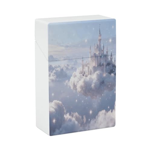 Estuche de plástico para cigarrillos Lost in My Dreams, tamaño normal, estilo vintage, con capacidad para 20 cigarrillos, tamaño king, funda protectora.