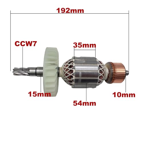 AC 220V 240V Armature Rotor Stator Rotary Hammer Breaker,(Compatible For MAKITA,for HM1202C 516803-7)