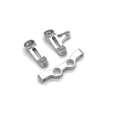RC�C�����f�����i For Tamiya XV02 RS Pro XV-02 1/10 RC �����[�g�R���g���[���Ԃ̋����X�e�A�����O�R���|�[�l���g���i�A�b�v�O���[�h�A�N�Z�T���[(Silver)