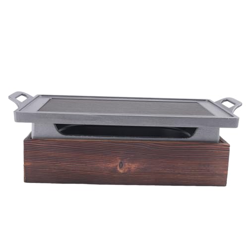 Cpolebev Parrilla de Barbacoa PortáTil Sin Humo Horno de Barbacoa de CarbóN JaponéS Coreano Parrilla de la Barbacoa Horno de Barbacoa Antiadherente para Exteriores para el Hogar A