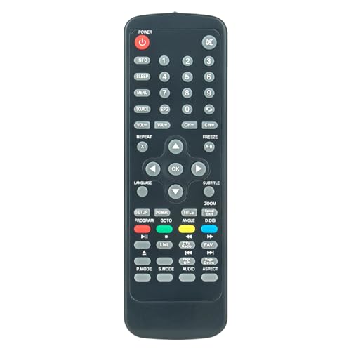 ALLIMITY Remote Control Replacement fit for Alba TV AMKDVD19S AMKDVD19R AELKDVD1988 AMKDVD22S AMKDVD19W AELKDVD2288 AMKDVD19 AMKDVD22