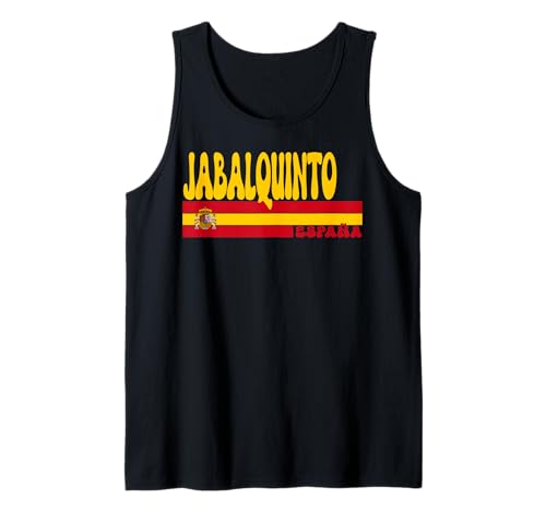 JABALQUINTO Ciudad España Vintage Estética Vacaciones de Verano Camiseta sin Mangas