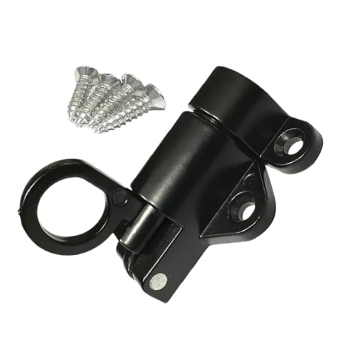 Pestillo automático de resorte, pasador de pestillo de aluminio con resorte, anillo de seguridad con resorte, pestillo automático con tornillos para de madera, jaula de mascotas