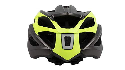 Capacete Ciclismo Bike Absolute Wild Flash Led Integrado Usb Preto Amarelo