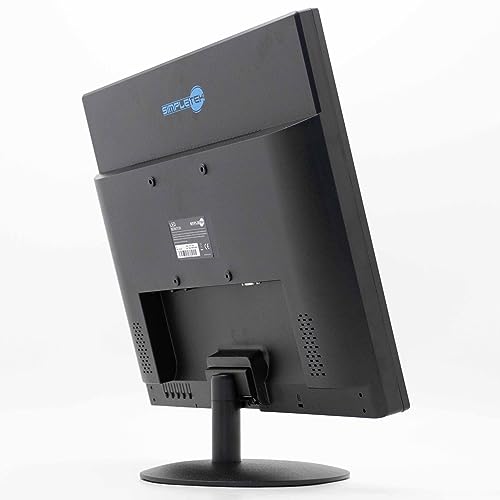 Monitor 19 Pollici | Risoluzione HD Formato 4:3 Schermo HDMI VGA Speaker integrati, ideale per Casse DVR Sistemi di Sicurezza - Monitor - Immagine 4