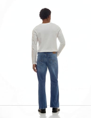Image of Flying Machine Men's Bootcut Fit Jeans| Solid | Mid Rise | Stretchable | Jeans for Man