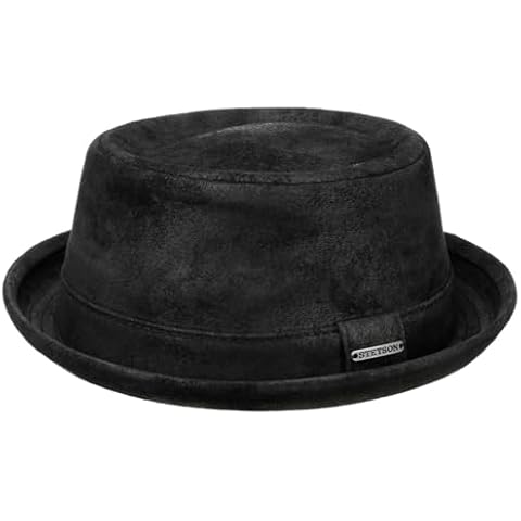 Stetson Pennsylvania Pigskin Leather Pork Pie Hat Cover